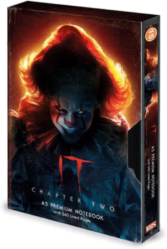 IT Chapter 2 Journal Notebook A5 (Dead Lights VHS Design) Notepads A5 and Note Book in Presentation Gift Box