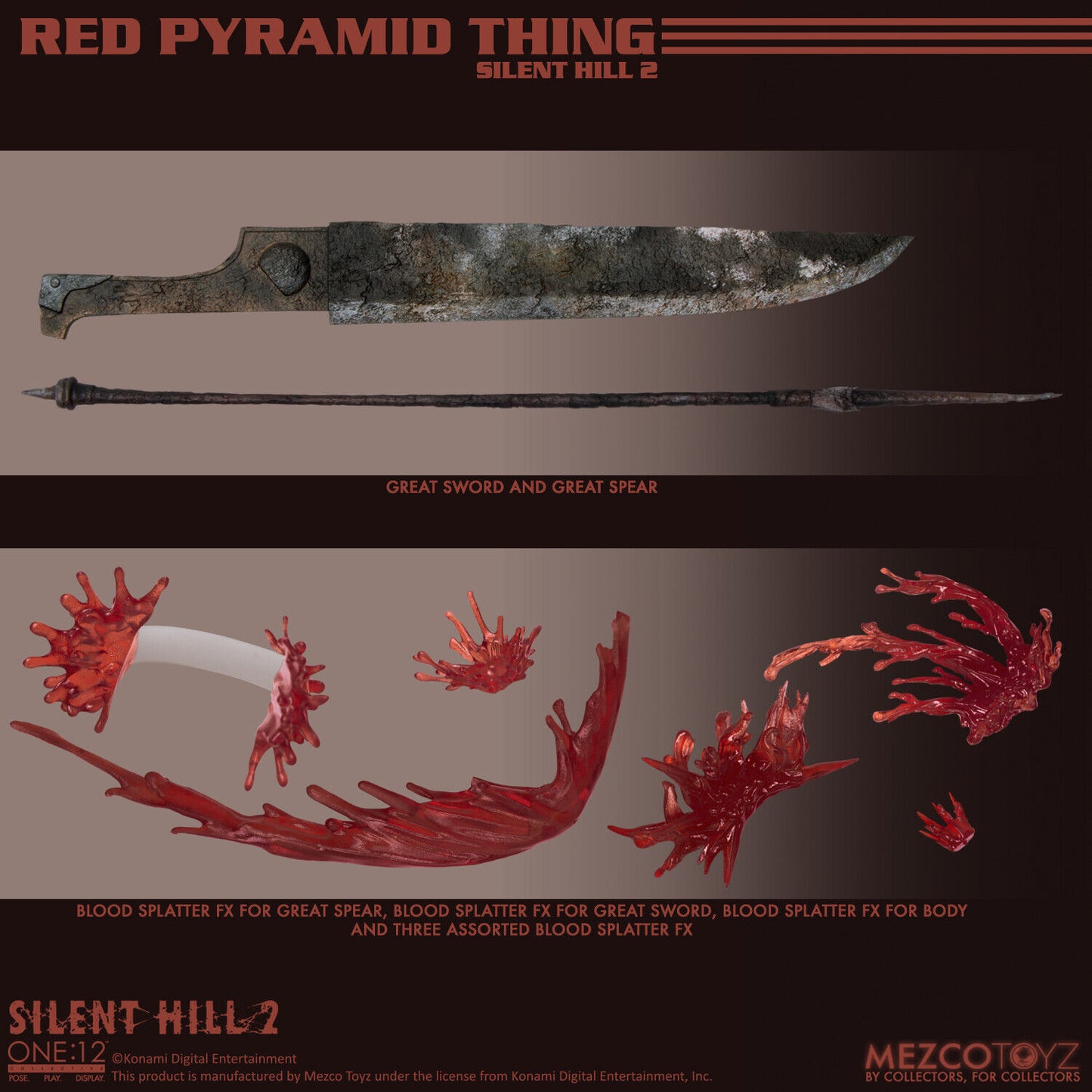 Silent Hill 2 Red Pyramid Thing One:12 Collective Edition Action Figure Mezco