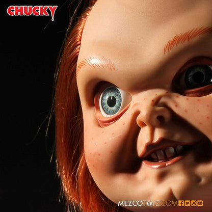 MEZCO 15″ Talking Good Guys Chucky Doll Evil Face