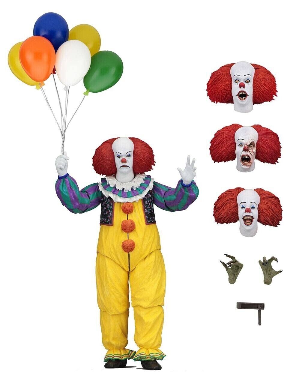 NECA 1990 Pennywise Stephen King’s IT Balloons 7" Action Figure